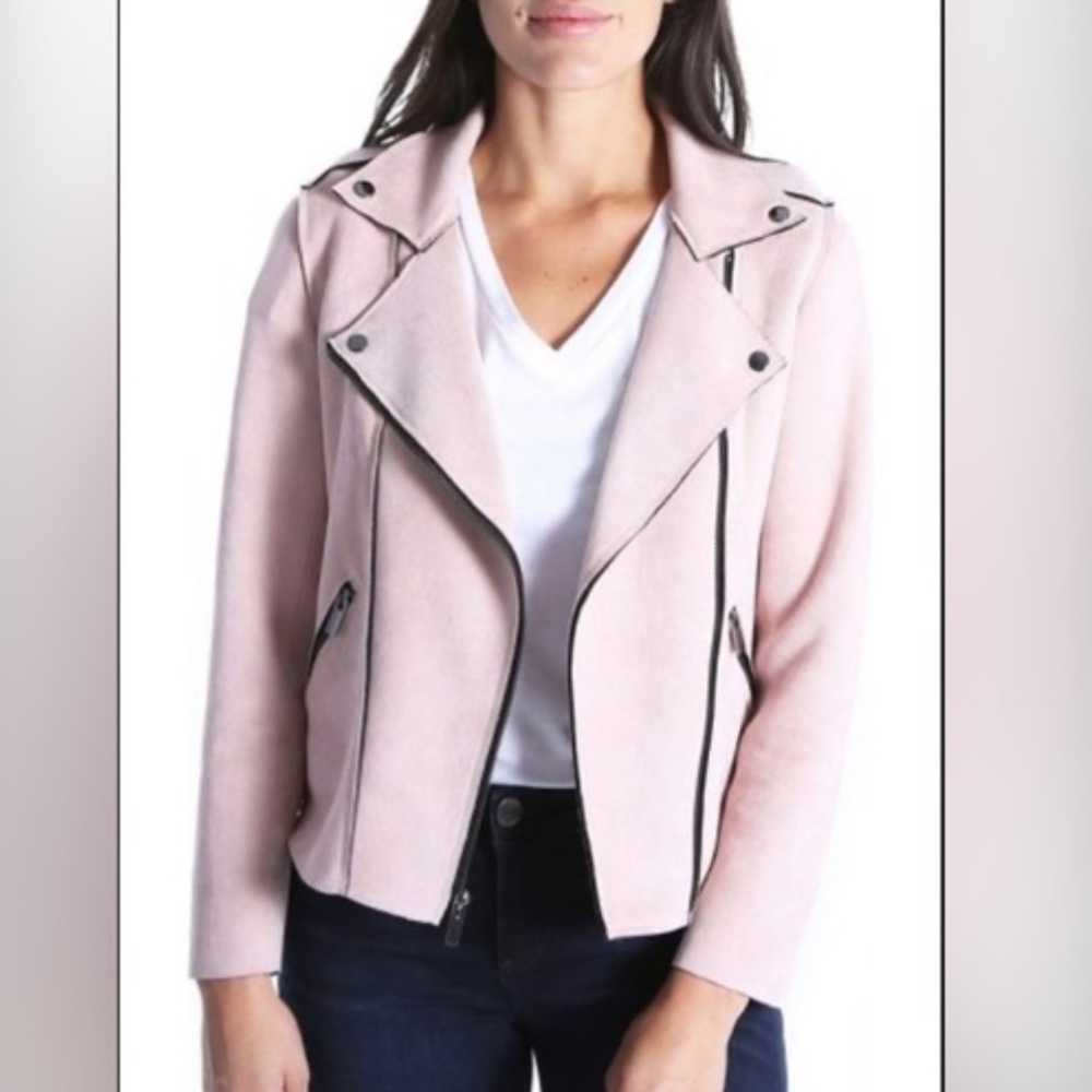 KUT from the Cloth Faux Suede Moto Jacket